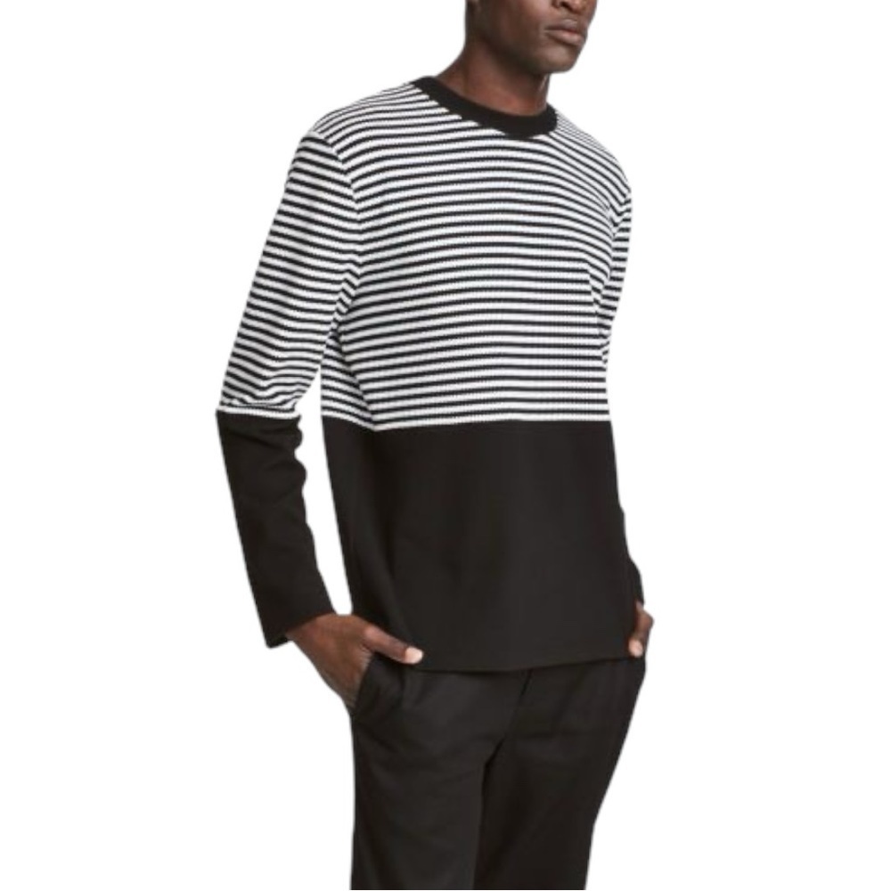 H&M Sweater Black and White Large
